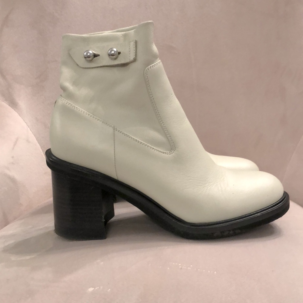Rag and Bone booties. White. Excellent condition.